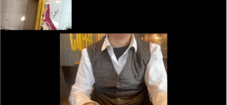 화상회의 화면 사진
